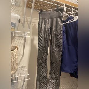 Spanx leather leggings